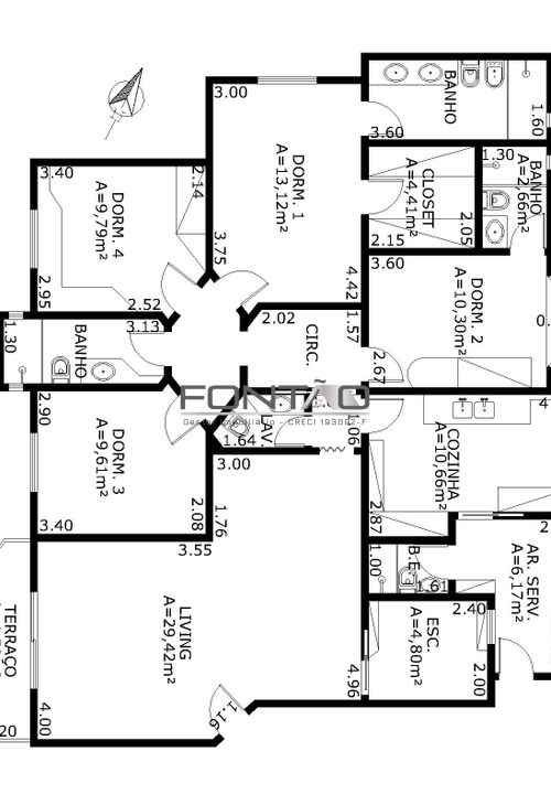 Apartamento à venda com 4 quartos, 143m² - Foto 9